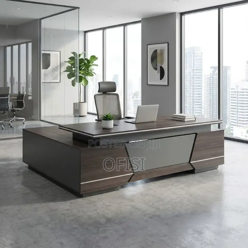 Office Desk; 2.4 Meter Executive Directors Office Desk