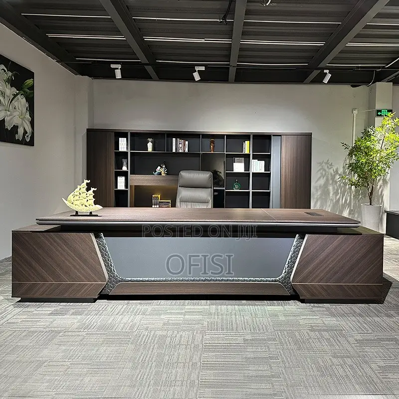 Office Desk; 2.4 Meter Executive Directors Office Desk