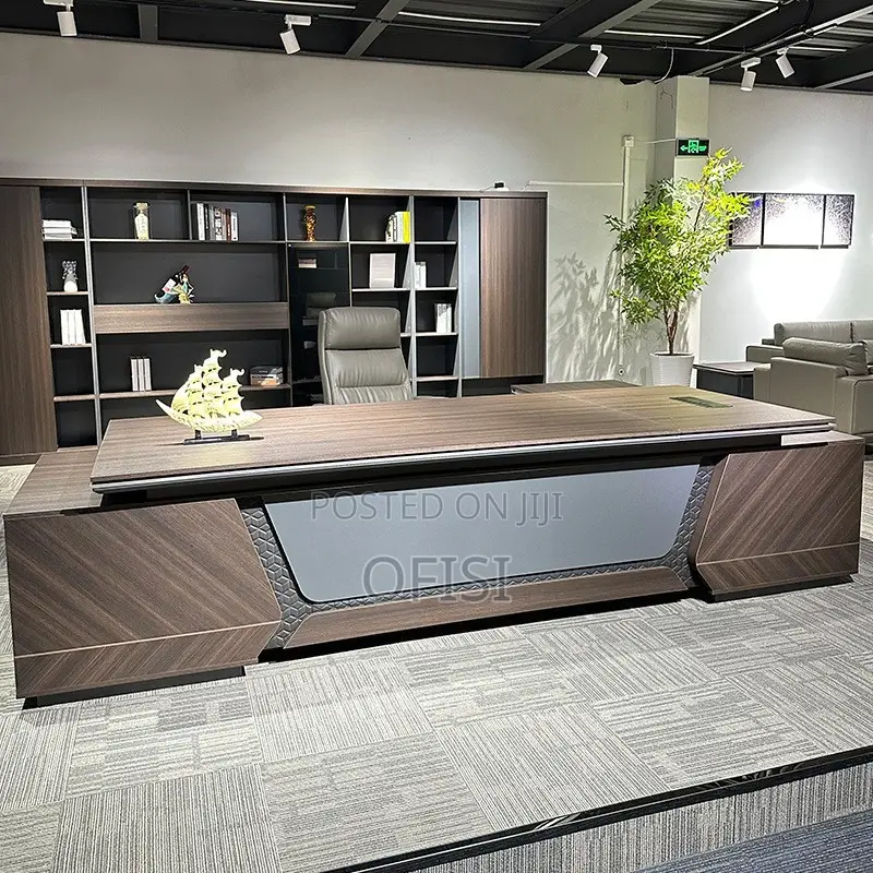 Office Desk; 2.4 Meter Executive Directors Office Desk