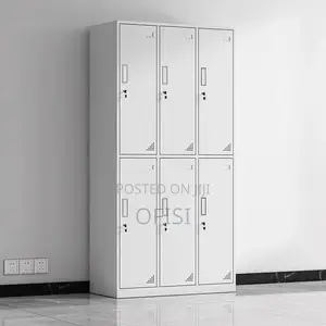 Office Cabinet; 6 Locker Steel Office Cabinet