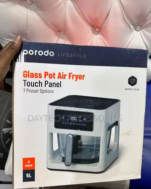 Porodo Air Fryer 5l Looking Through Basket Air Circulation