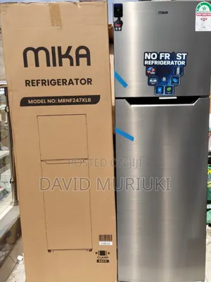 247 Litres Mika Fridge Double Door Top Mount Freezer No Frost