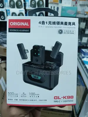 The Gl- 4-in-1 Wireless Lavalier Microphone System for Creators
