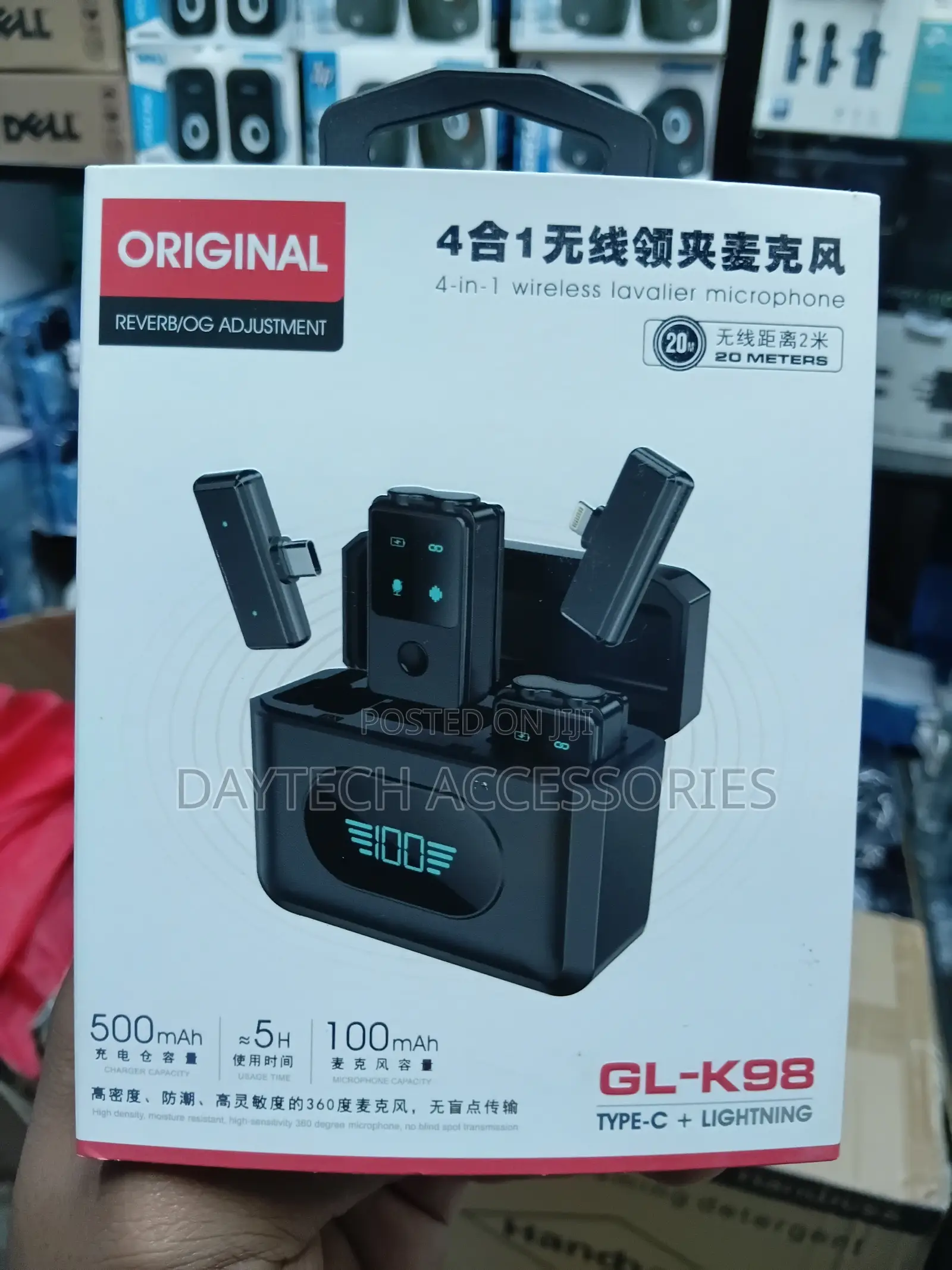 The Gl- 4-in-1 Wireless Lavalier Microphone System for Creators
