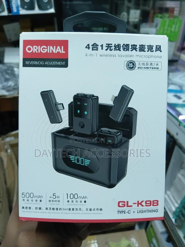 The Gl- 4-in-1 Wireless Lavalier Microphone System for Creators - thumbnail 3