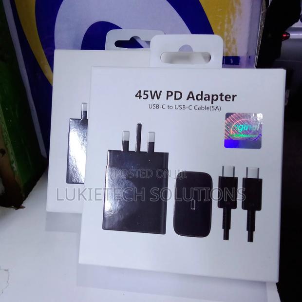 45 Watts Samsung Charger.Good and Efficient Adapter,5a Fast Cable - main view
