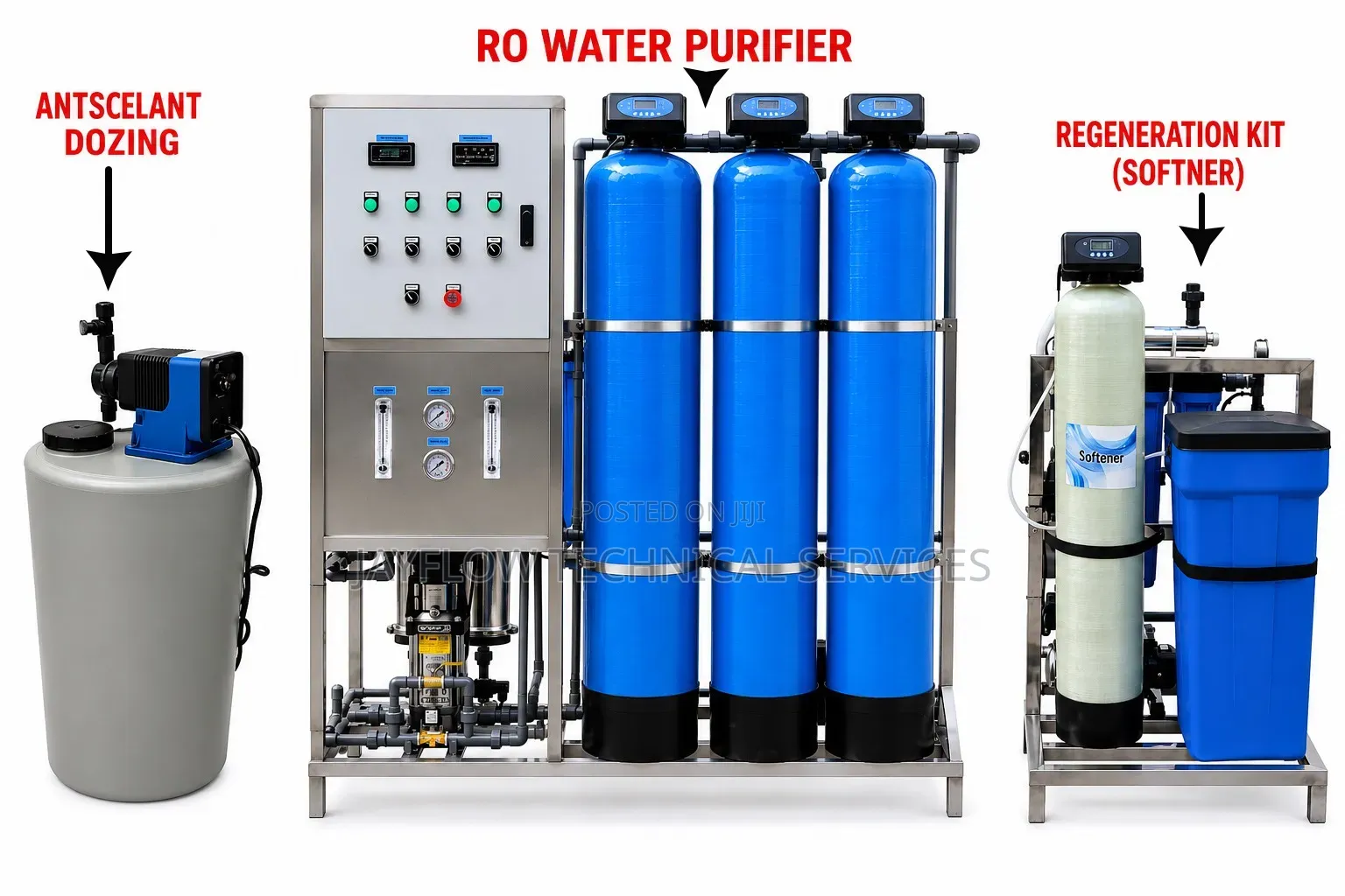 Reverse Osimosis System 1000 LPH With Softener