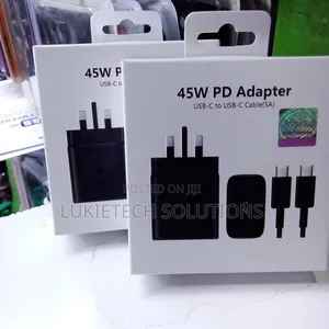 Samsung Fast Charging Adapter 45watts With One Meter Fast Cable (5a)