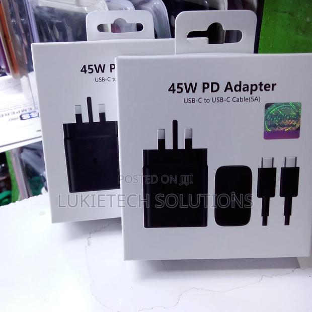 Samsung Fast Charging Adapter 45watts With One Meter Fast Cable (5a) - thumbnail 2