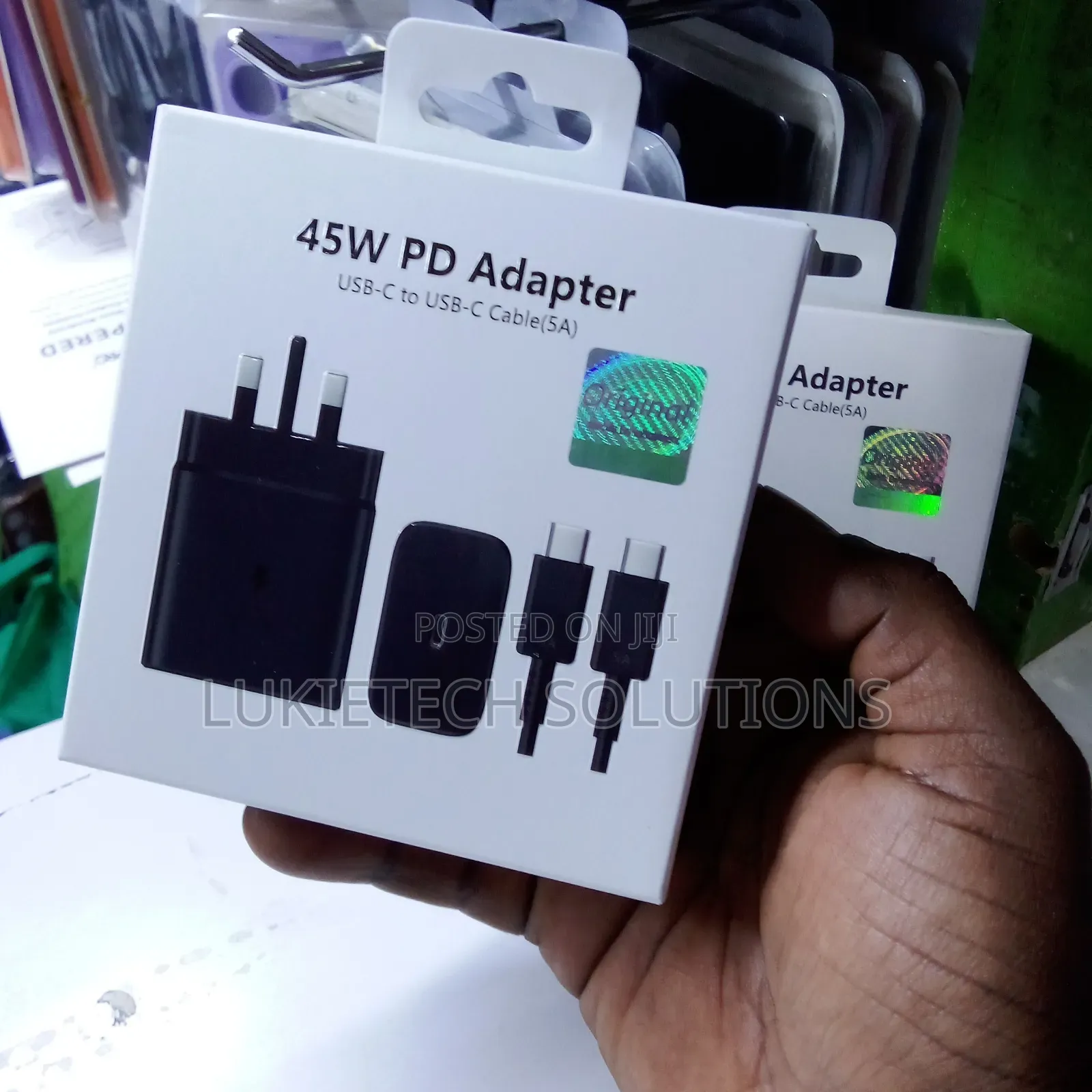 Samsung 45 Watts, Powerful Adapter With One Meter Fast Cable (5a)