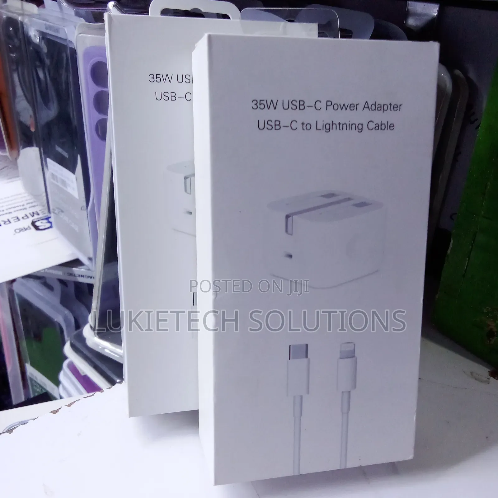 iPhone Charger 35 Watts With High Quality Fast Charging Cable (5a)