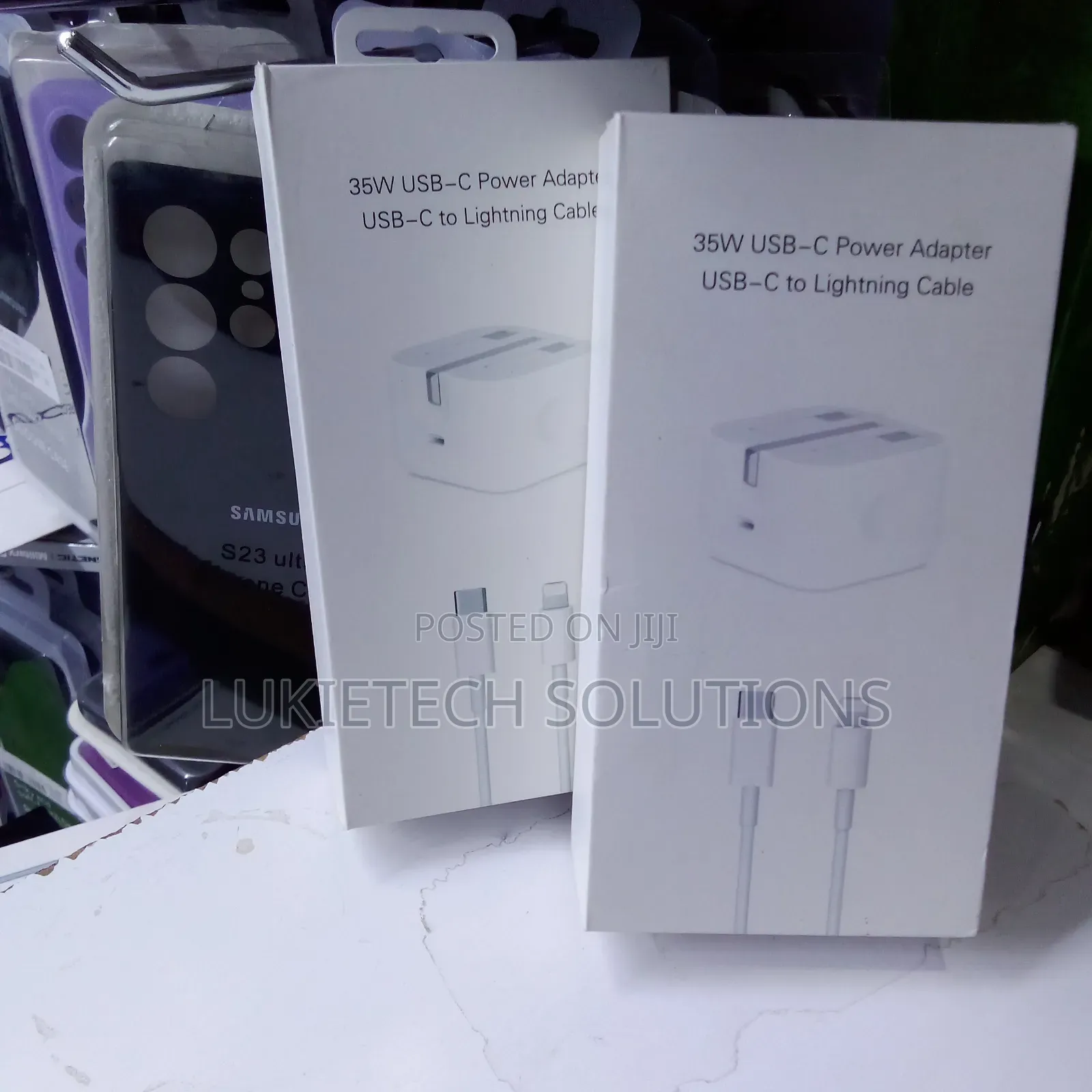 iPhone Charger 35 Watts With High Quality Fast Charging Cable (5a)