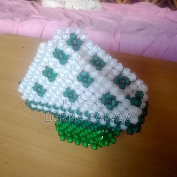 Hand Made Beaded- Serviette Holder