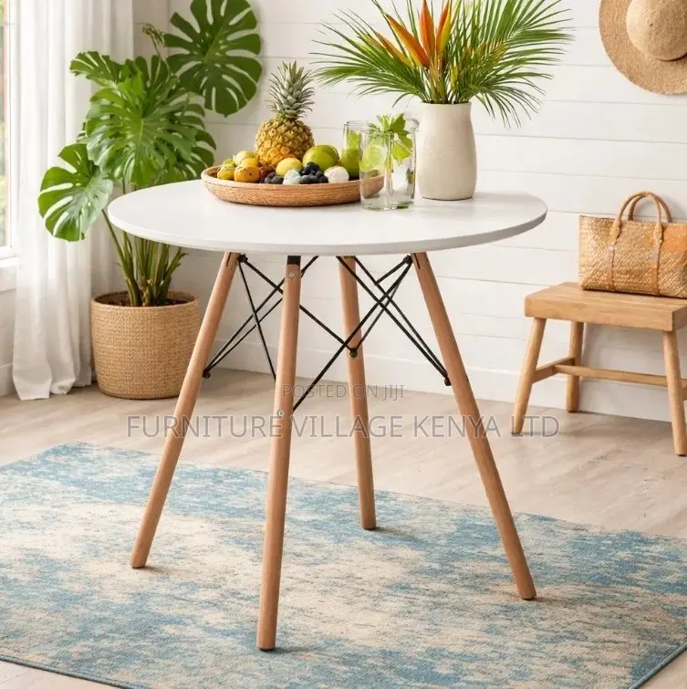 Round MDF Home Dining Table