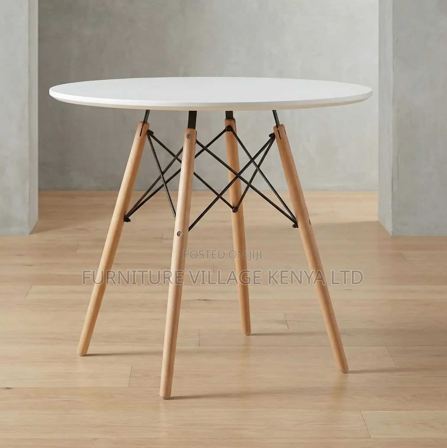 Round MDF Home Dining Table