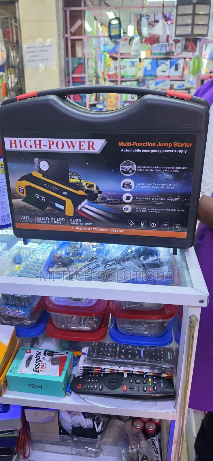 Car Jump Starter Kit With Air Compressor