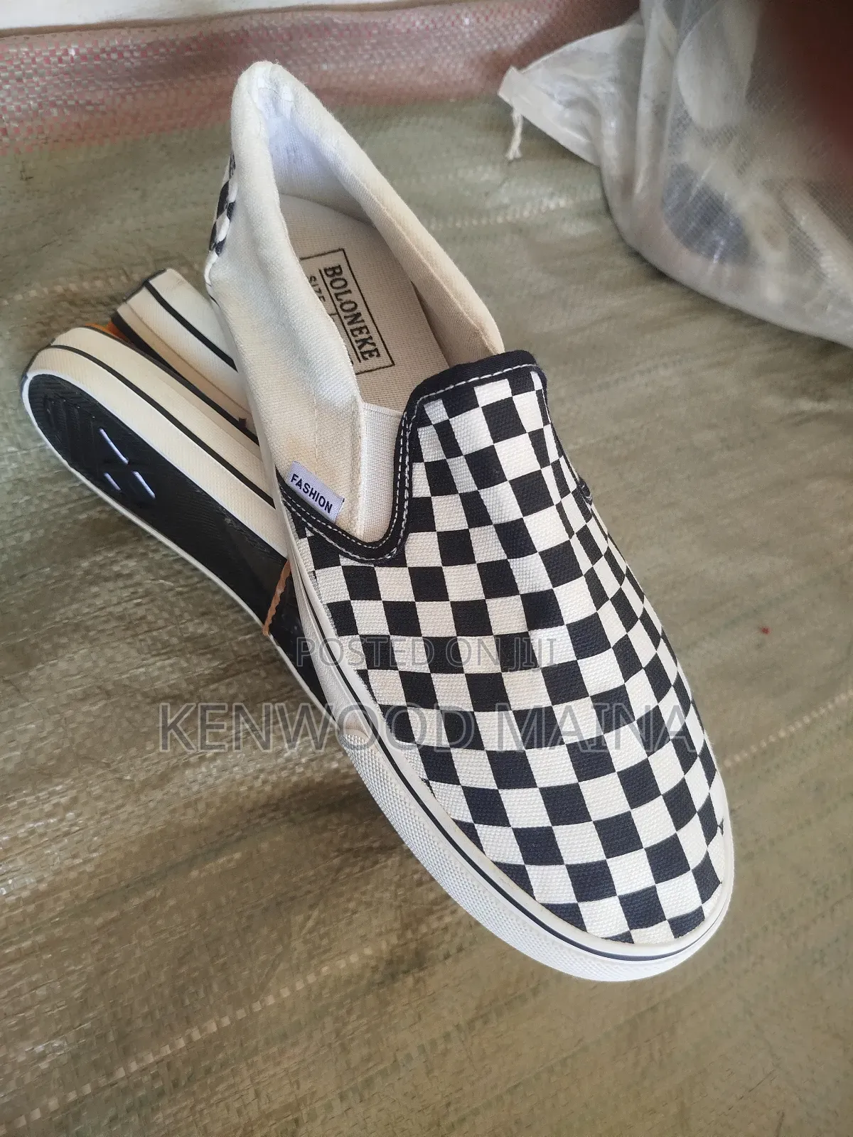 Unisex Cream Canvas