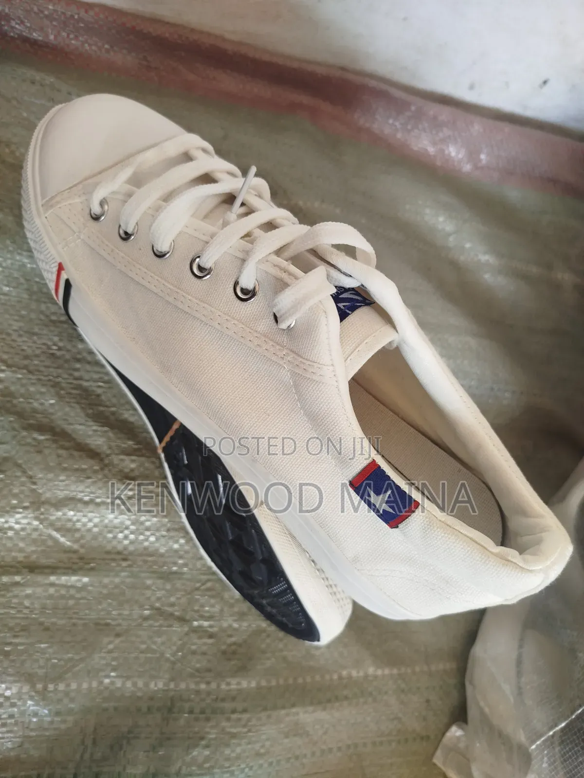 Unisex Cream Canvas
