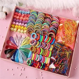 Girls Colorful Hair Bands Set