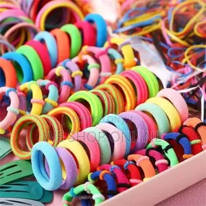 Girls Colorful Hair Bands Set