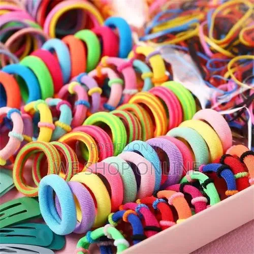 Girls Colorful Hair Bands Set