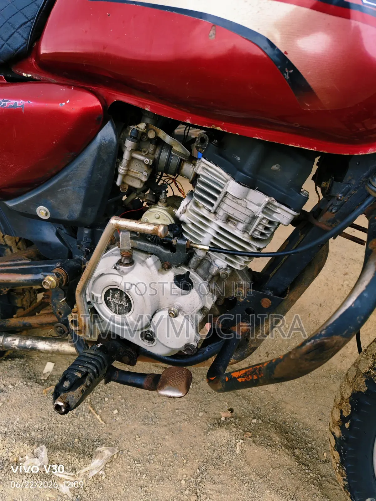 Bajaj Boxer 125 2016 Red