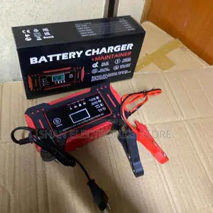 Auto Motorcycle Gel Lead-Car Battery Charger 12v 6a Pulse Repair LCD