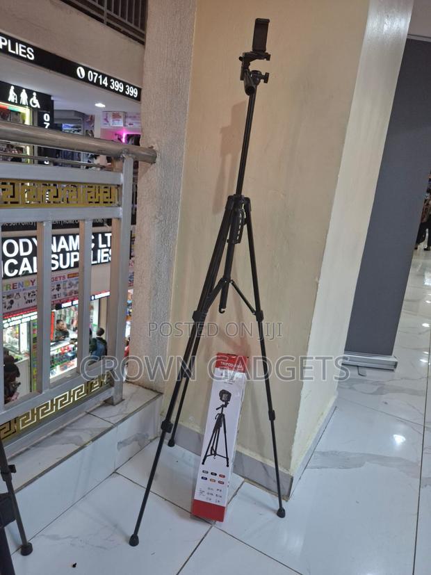 3366 Adjustable Camera Tripod With Mobile Phone Holder