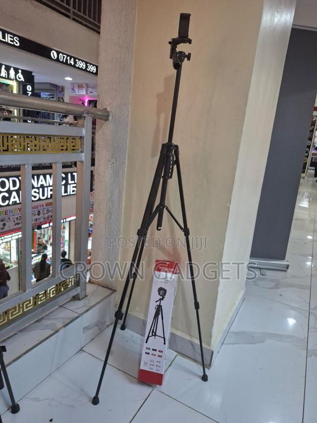 3366 Adjustable Camera Tripod With Mobile Phone Holder - thumbnail 2