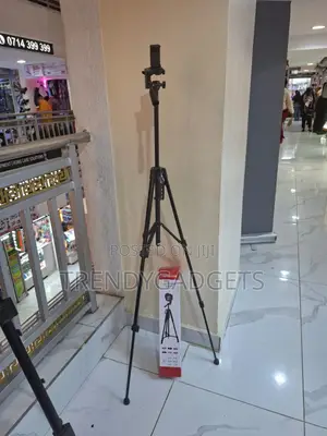 3366 Foldable Camera Tripod With 3-Way Pan Head