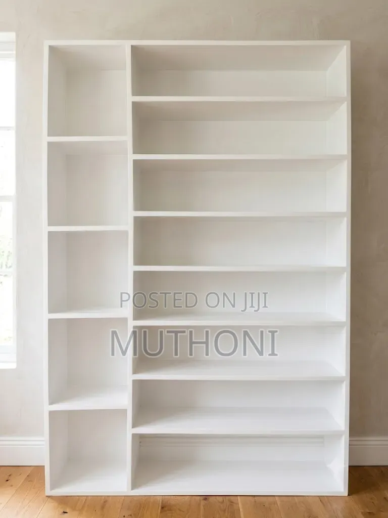 Spacious Large White Shoe Rack