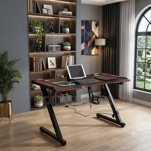 Office Desk; Home Office Gaming Desks With Led Lightings