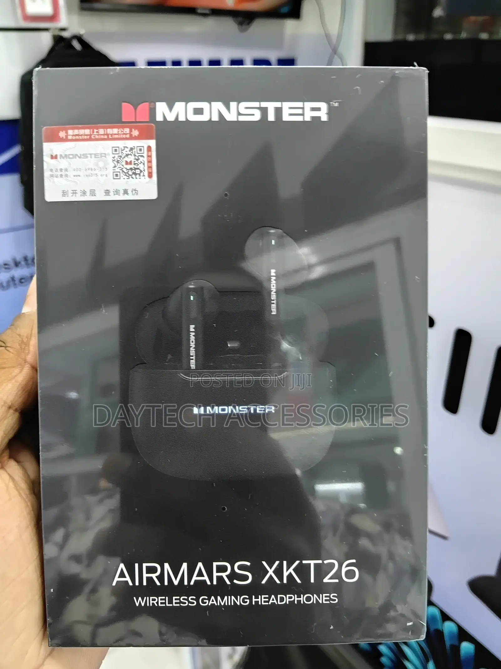 Monster Xkt26 TWS Earphones Hifi Stereo Gaming Headset.