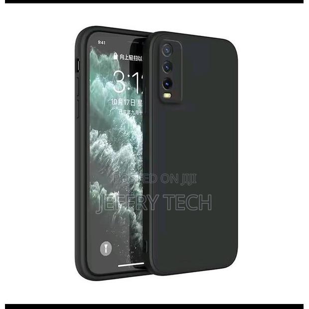 Case for Vivo Y20 Back Matte Cover Camera Protection Square Liquid Si