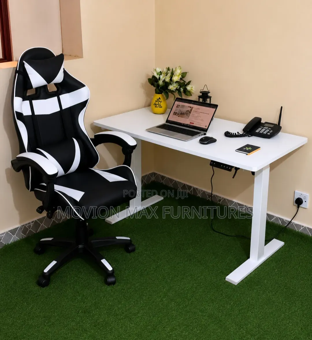 Gaming Chair +1.2m Electric Table
