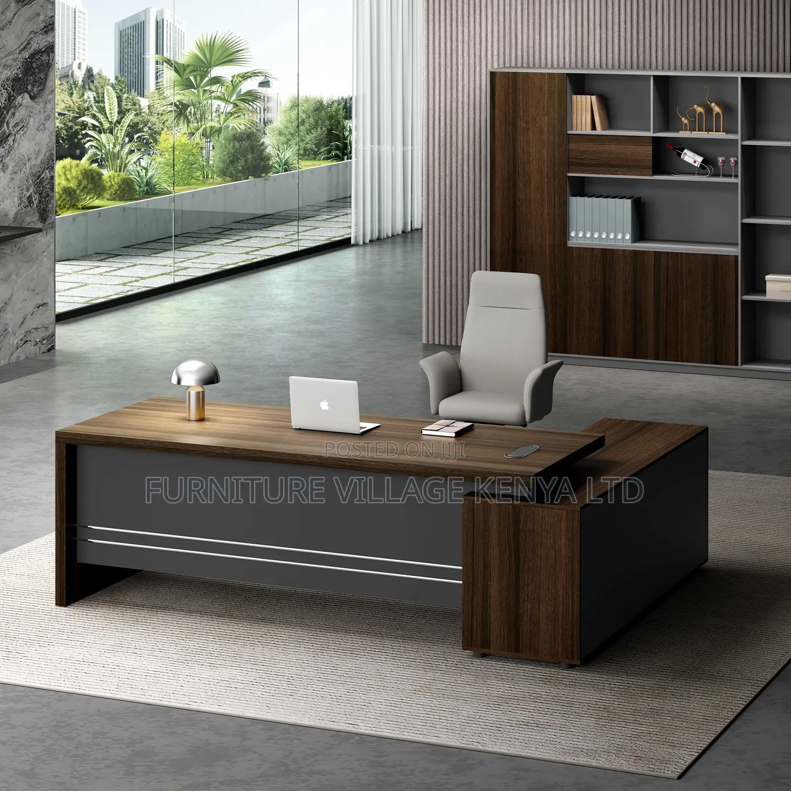 180cm Executive L-Shaped Office Desk