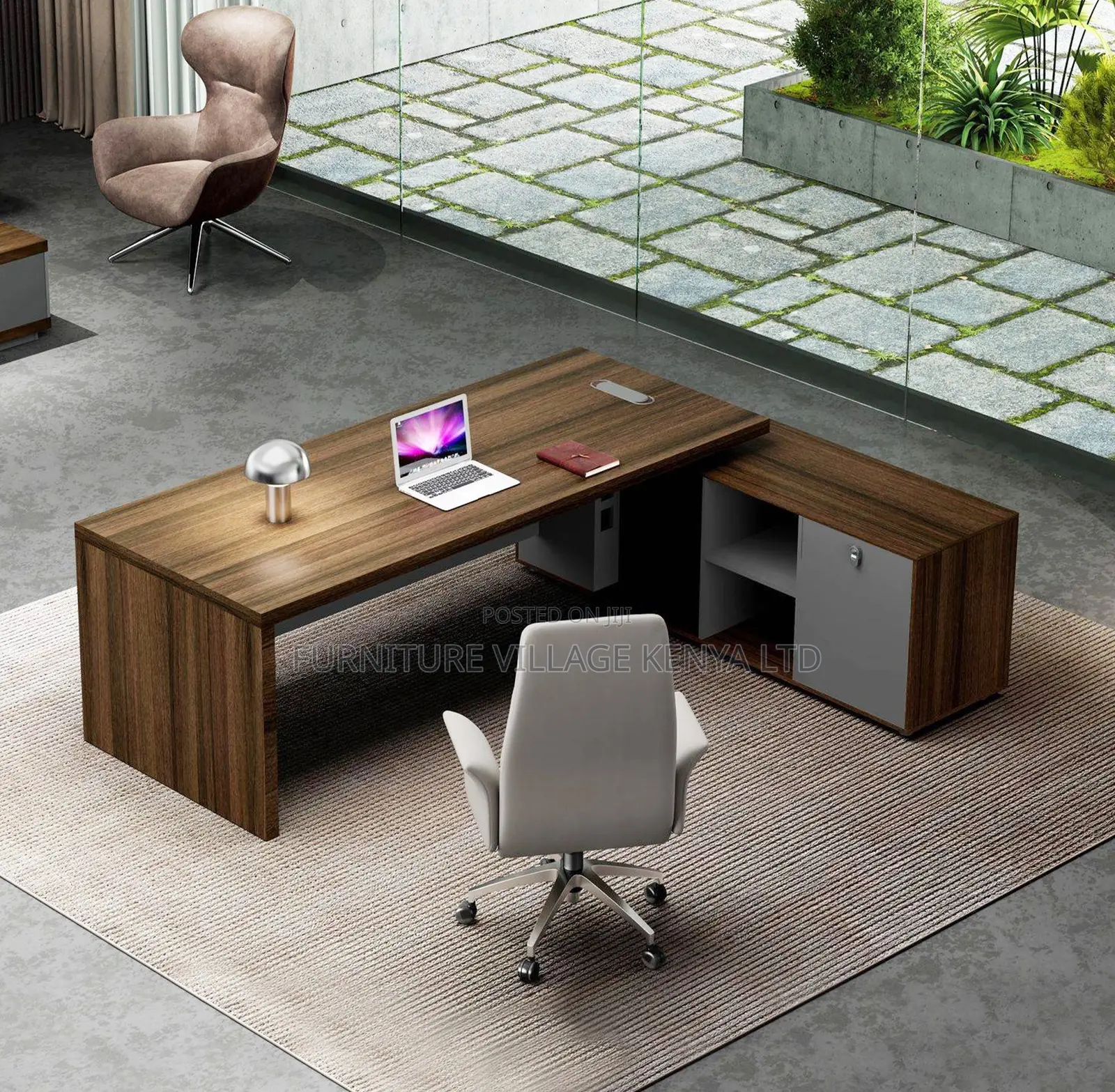 180cm Executive L-Shaped Office Desk