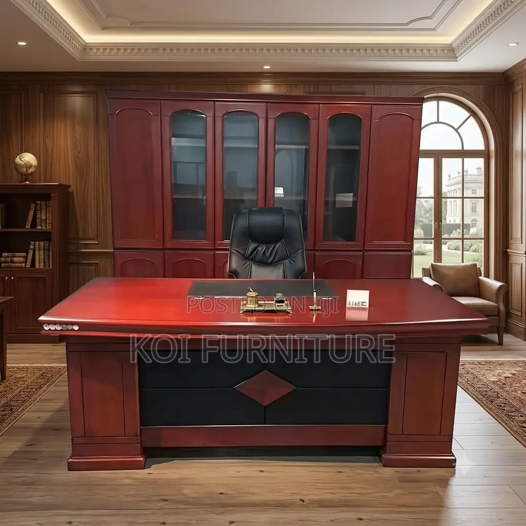 Office Desk; 1.8 Meter Executive Mahogany Governor Office Desk