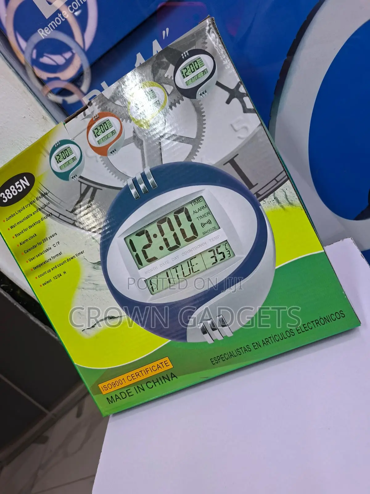 Kadio 3885n Electronic Clock With Temperature Display