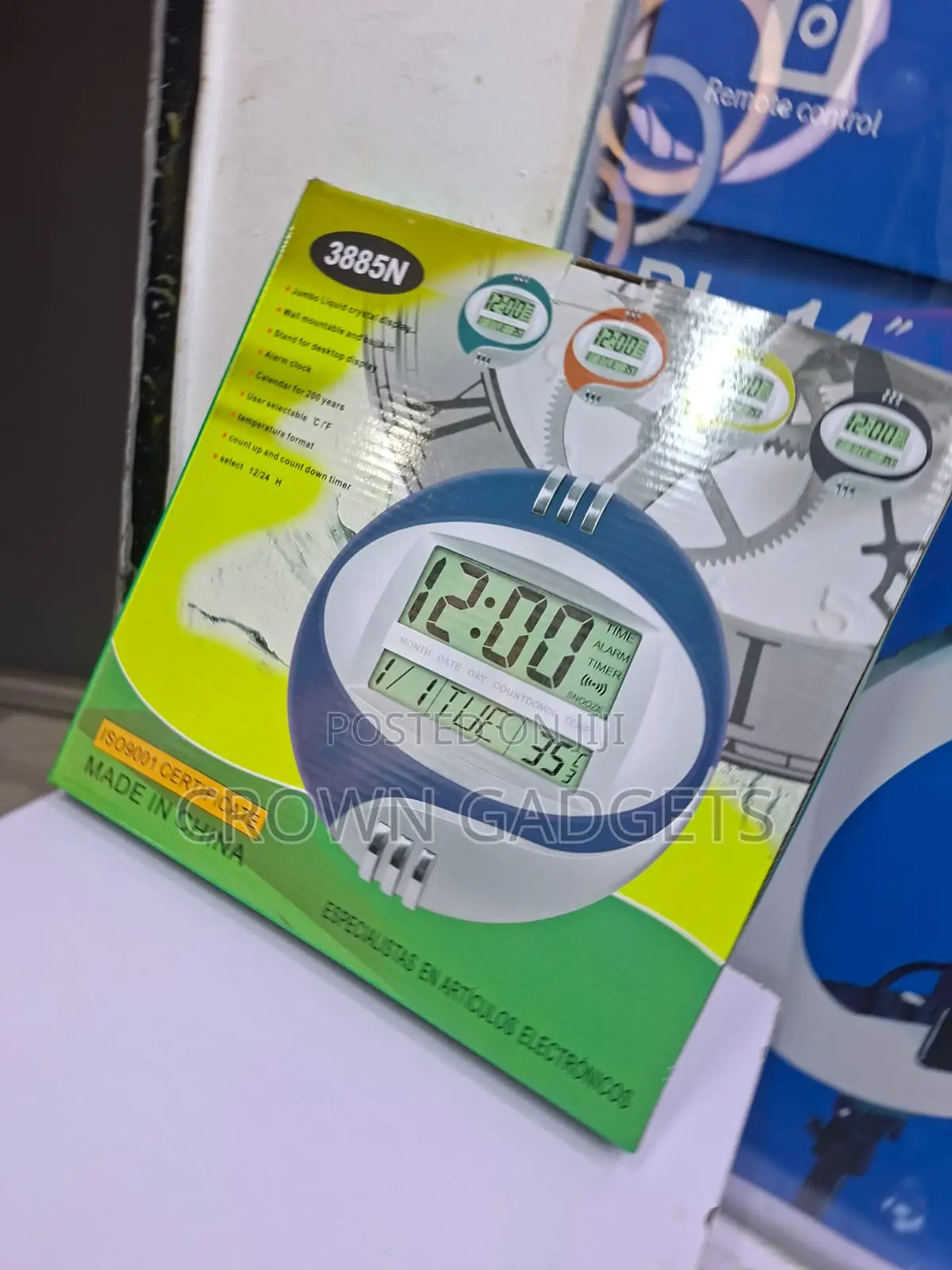 Kadio 3885n Jumbo LCD Alarm Clock for Home Office