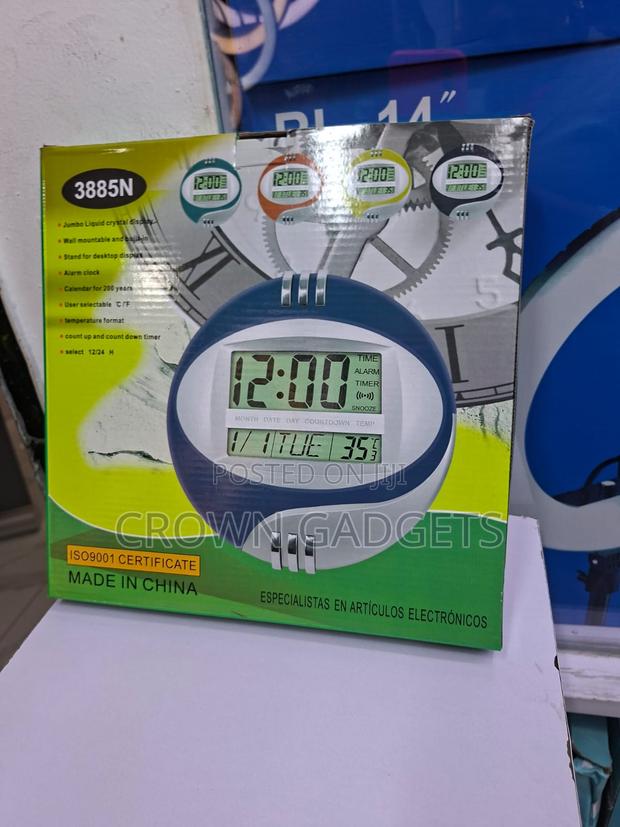 Kadio 3885n Large Screen Calendar Temperature Clock - thumbnail 3