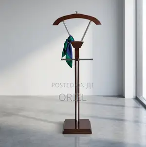 Office Coat Hanger : Executive Mahogany Office Coat Hanger Stand