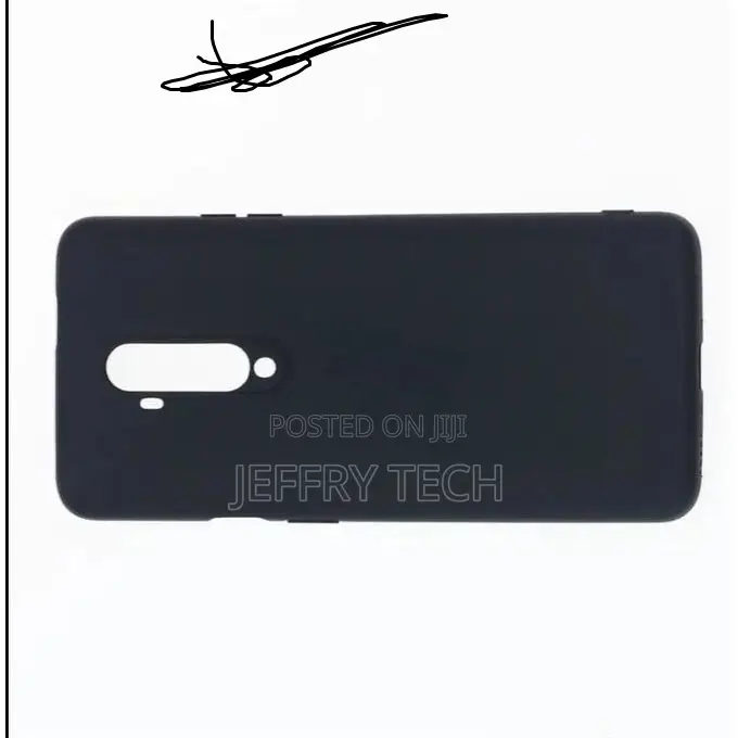 Soft Silicone Shock Proof Case for One Plus 7t Pro Solid Color Back Co