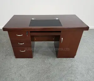 1.4m Executive Mahogany Brown Desk