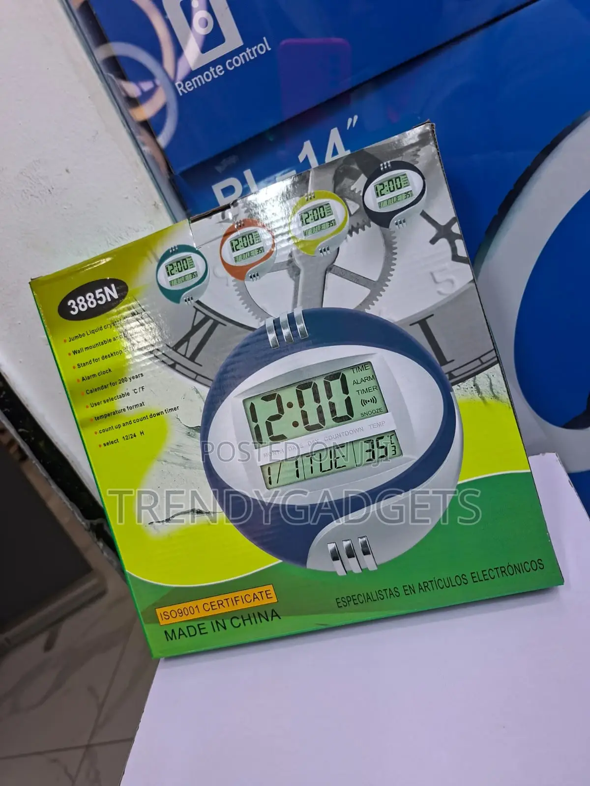 Kadio 3885n Desktop Digital Clock With Alarm Function