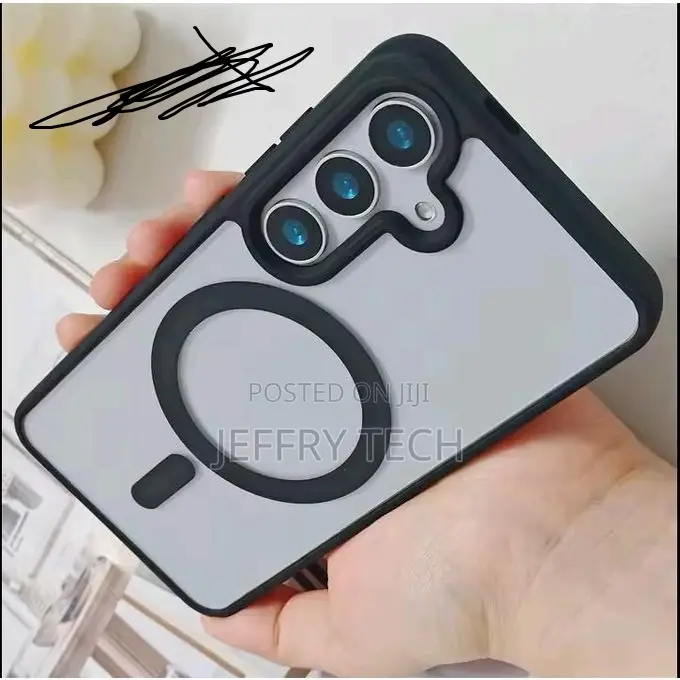Luxury Matte Acrylic Case for Samsung S24 Ultra Plus Magnetic for Mags