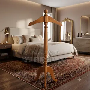 Dressers; Executive Mahogany Long Coat Hangers