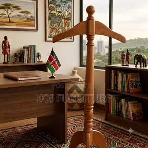 Dressers; Executive Mahogany Long Coat Hangers