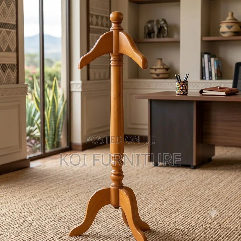 Dressers; Executive Mahogany Long Coat Hangers