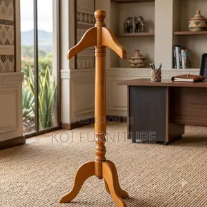 Dressers; Executive Mahogany Long Coat Hangers